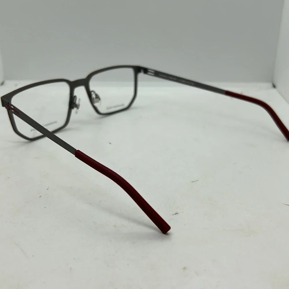 ProDesign Denmark 6936 Men’s Eyeglasses Frames Case. RXable c4031 Red Dark NWT - Picture 5 of 10